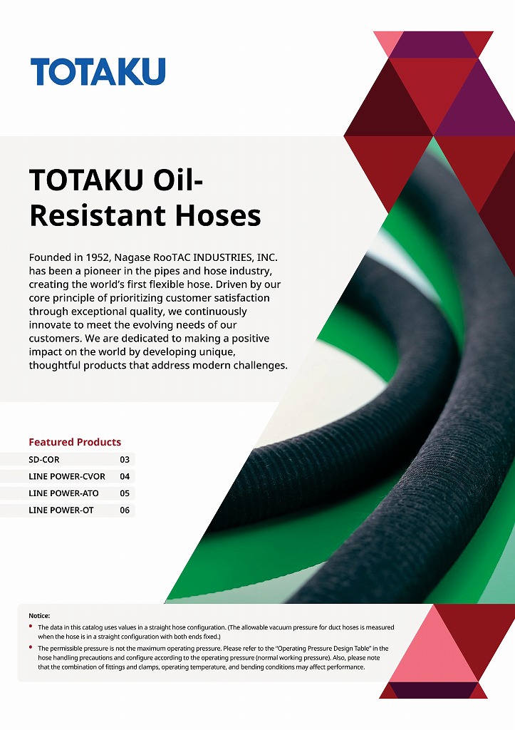 TOTAKU Oil-Resistant Hoses